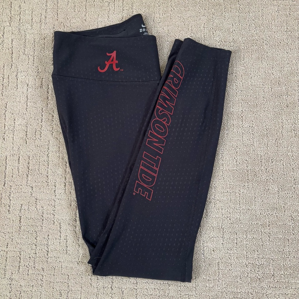 Nike Alabama Crimson Tide Athletic Leggings Size Medium